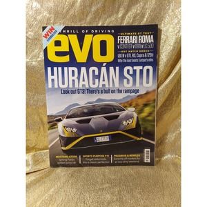 Evo Car Magazine UK Edition No Label Unread October 2021 Ferrari Huracan Sto